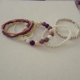 Conjunto Marrom/Pérola